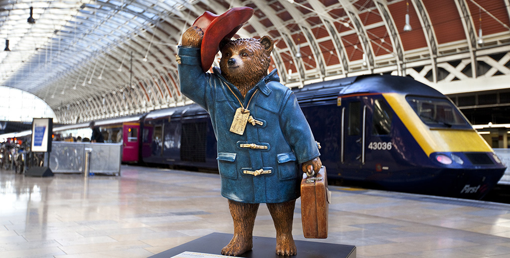Gepäckaufbewahrung Paddington Station: bear