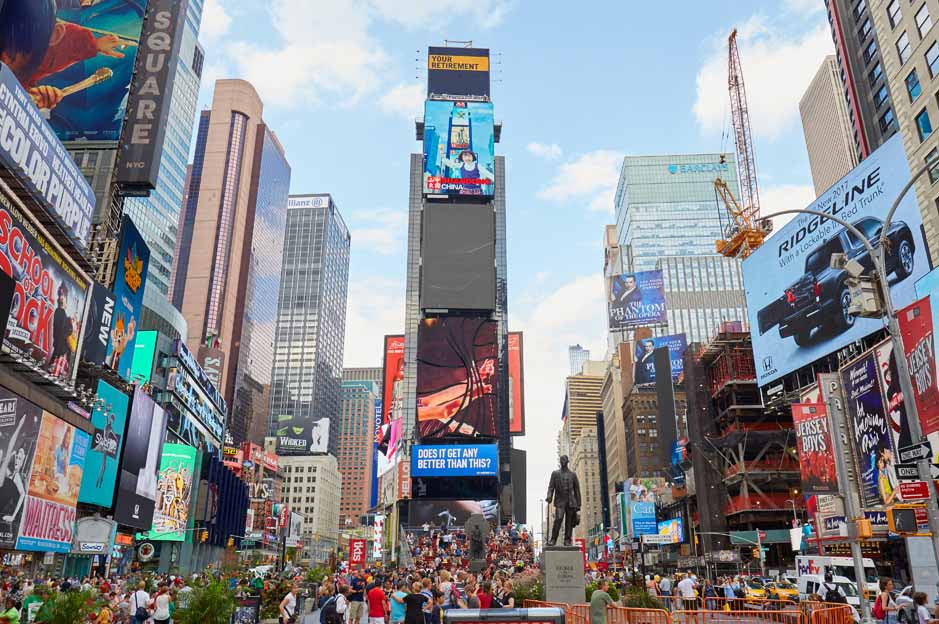times quare lights: most important places in the world